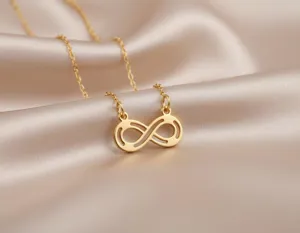 Infinity Knot Necklace in Gold Plated Sterling Silver – 2