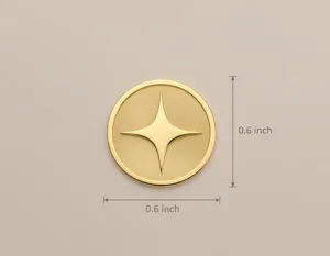 Star Pendant Necklace in 925 Sterling Silver - Gold Finish – 3
