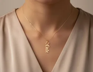 Baseball Name Necklace: Personalized Sterling Silver Sports Pendant – 2