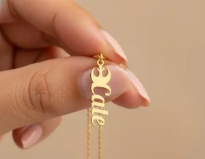 Star Wars Name Necklace – Personalized Rebel Alliance Pendant – 3