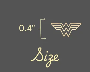 Wonder Woman Necklace with Winged W Pendant in Sterling Silver – 5