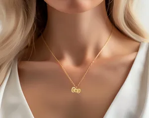 Cat Bow Necklace – Cute Kitty Bow Charm in Sterling Silver – 2