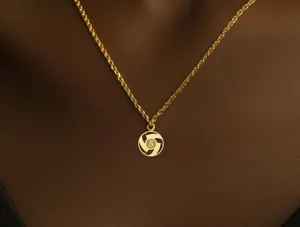 Personalized Volleyball Necklace with Custom Name or Number Pendant – 1