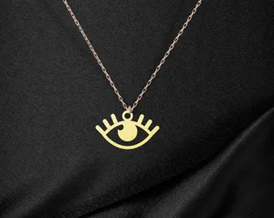 Evil Eye Necklace, Eye of Horus Protection Pendant in Sterling Silver – 4
