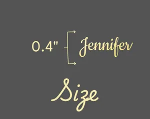 Personalized Gold Name Necklace – Custom Script Pendant – 5