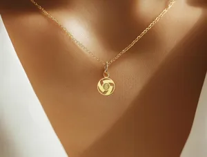 Volleyball Necklace with Custom Number or Letter in Sterling Silver – 1