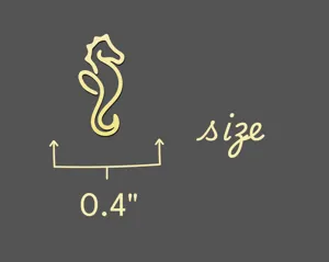 Minimalist Seahorse Necklace – Ocean-Inspired Pendant in Sterling Silver – 5