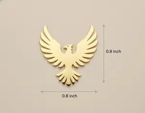 Phoenix Pendant Necklace: Gold Plated Minimalist Design in Sterling Silver – 3