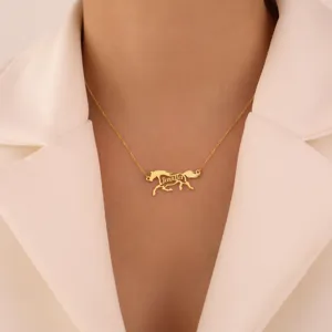Personalized Horse Necklace: Custom Horse Name Necklace in 925 Sterling Silver – 2