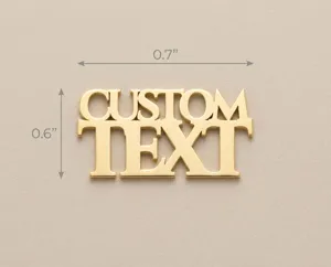 Custom Text Necklace – Personalized 925 Sterling Silver Pendant – 4