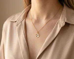 Waves Pendant Necklace – Handmade 925 Sterling Silver Ocean Jewelry – 2