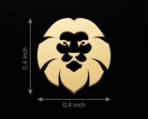 Lion Charm Bracelet in 925 Sterling Silver – Minimalist Animal Jewelry – 3