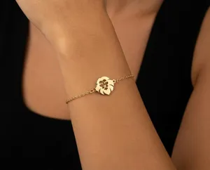 Lion Charm Bracelet in 925 Sterling Silver – Minimalist Animal Jewelry – 2