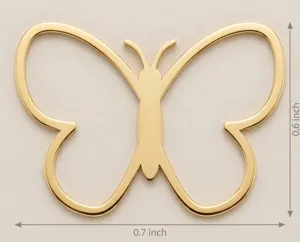 Butterfly Pendant Necklace in 925 Sterling Silver - Gold, Rose Gold or Silver Finish – 4