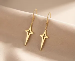North Star Earrings in 925 Sterling Silver: Celestial Charm – 3