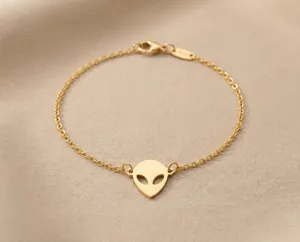 Alien Bracelet in 925 Sterling Silver – Playful Space Charm – 2