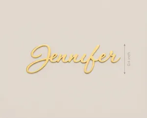 Name Necklace in 925 Sterling Silver with Gold or Rose Gold Plating – 5