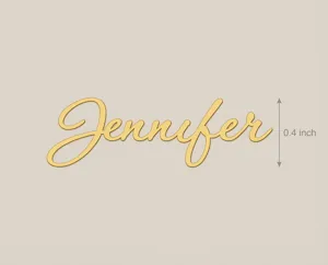 Name Necklace in 925 Sterling Silver with Elegant Script Design – 5