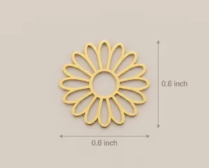 Daisy Necklace in 925 Sterling Silver Flower Pendant – 3