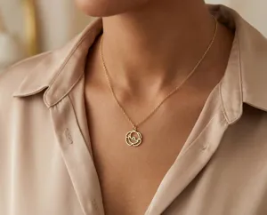 Poppy Pendant Necklace: Handmade Sterling Silver Floral Jewelry – 2