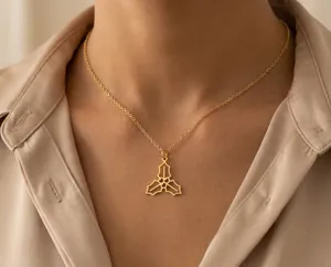 Holly Necklace: Handmade 925 Sterling Silver Minimalist Pendant – 3