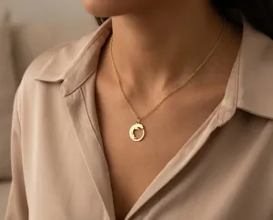 Ferret Necklace: Minimalist 925 Sterling Silver Ferret Pendant – 3