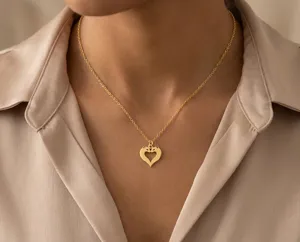Ferret Heart Pendant Necklace: Handmade 925 Sterling Silver Animal Jewelry – 2