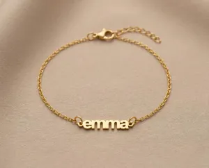 Custom Name Bracelet in 925 Sterling Silver – Minimalist Personalized Style – 2