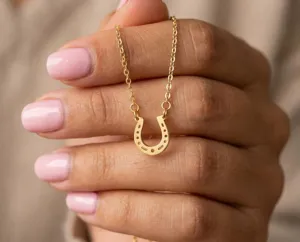 Horseshoe Necklace: Sterling Silver Good Luck Pendant for Horse Lovers – 2