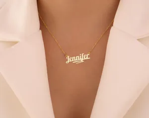 Personalized Name Necklace – Elegant Underlined Custom Pendant – 4