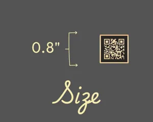 Personalized QR Code Necklace – Custom Message Keepsake Pendant – 4