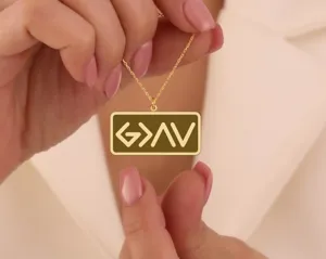 God is Greater than the Highs and Lows Necklace in 925 Sterling Silver – 2