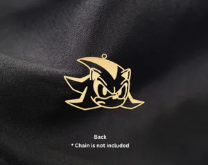 Shadow the Hedgehog Charm Necklace – Shadow-Inspired Pendant – 2