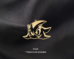 Shadow the Hedgehog Charm Necklace – Shadow-Inspired Pendant – 1