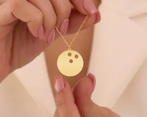 Bowling Ball Necklace: Sports-Inspired Pendant for Bowlers – 2
