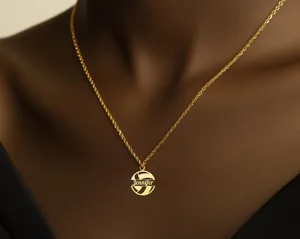 Custom Volleyball Name Necklace – Personalized Sports Pendant – 4