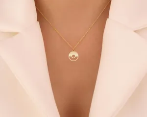 Pokeball Necklace – Gamer Jewelry for Pokemon Lovers – 3