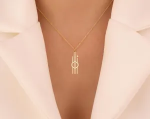 Guitar Pendant Necklace – Minimalist Music Jewelry for Musicians – 3