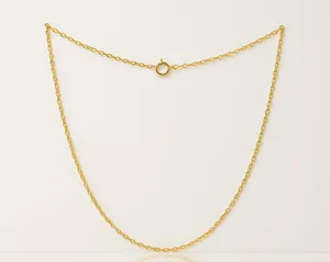 Cable Chain Necklace in 925 Sterling Silver - Dainty Layering Chain – 1