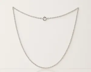 Cable Chain Necklace in 925 Sterling Silver - Dainty Layering Chain – 3
