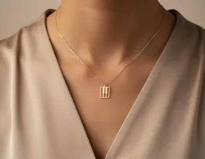Piano Keys Necklace – Gold Plated Musical Pendant for Music Lovers – 2