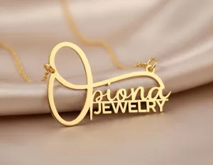 Custom Logo Necklace: 925 Sterling Silver Pendant From Your Brand Design – 2