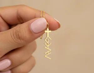Cross God Is Greater Necklace – Gold Plated Inspirational Pendant – 3