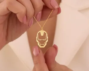 Ironman-Inspired Necklace in Sterling Silver – 2