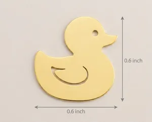 Duck Pendant Necklace in Sterling Silver Cute Animal Charm – 3