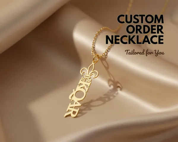 Custom Necklace Made to Order in 925 Sterling Silver