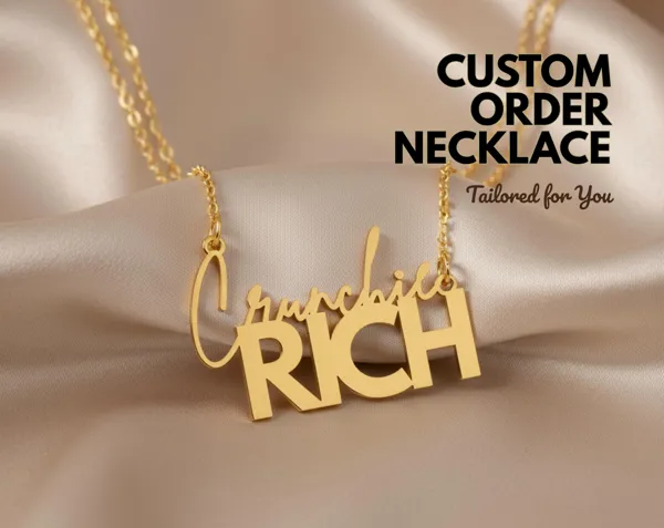 Custom Necklace Order - Personalized 925 Sterling Silver Necklace
