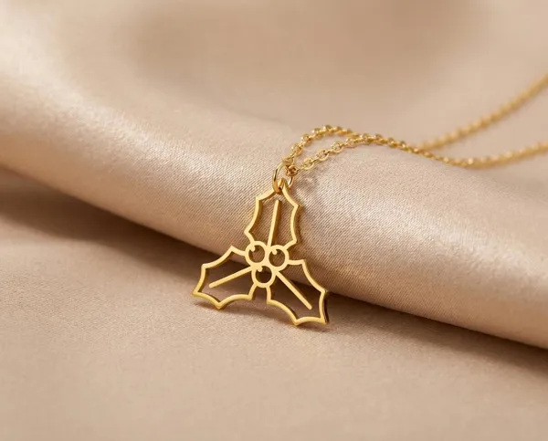 Holly Necklace: Handmade 925 Sterling Silver Minimalist Pendant