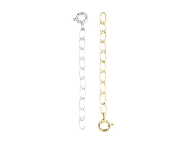 Necklace Chain Extender in Gold, Silver or Rose Gold
