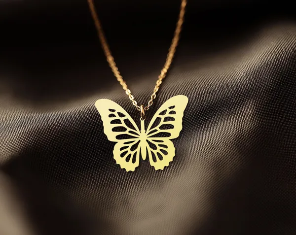 Butterfly Necklace - Elegant 925 Sterling Silver Butterfly Pendant